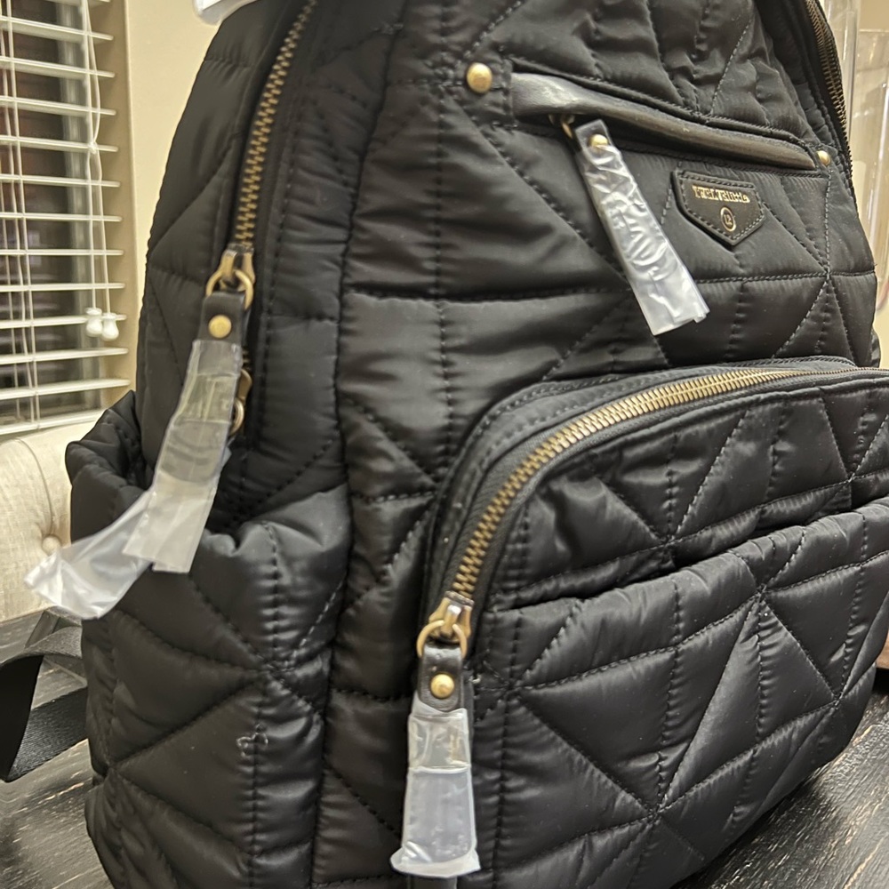 New Momma Sale! New! Twelve Little Designer Black Quilted Companion Diaper Bag - Picture 9 of 10